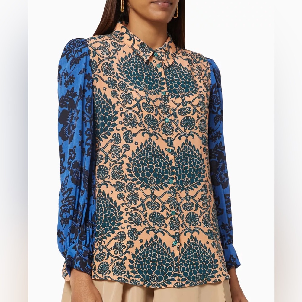 Weekend Max Mara Silk Floral Blouse - Women’s Size 10